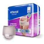 Attends® Discreet Women's Underwear, Level 5, X-Large