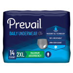 Prevail® Daily Underwear Maximum Absorbent Underwear, Extra Extra Large