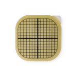 Ostomy Barrier CeraPlus™ Trim to Fit, Extended Wear Hydrocolloid Up to 3-1/2 Inch Opening 4 X 4 Inch