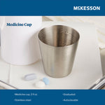 McKesson Argent™ Stainless Steel Graduated Medicine Cup, 2-ounce capacity