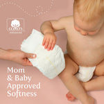 Earth & Eden Sensitive Baby Diapers, Size 4 for Babies Weighing 22 – 37 lbs.