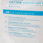 Webril™ Undercast Cotton Cast Padding, nonsterile, White, 2 Inch x 4 Yard
