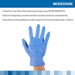 McKesson Confiderm® 3.5C Nitrile Exam Glove, Medium, Blue