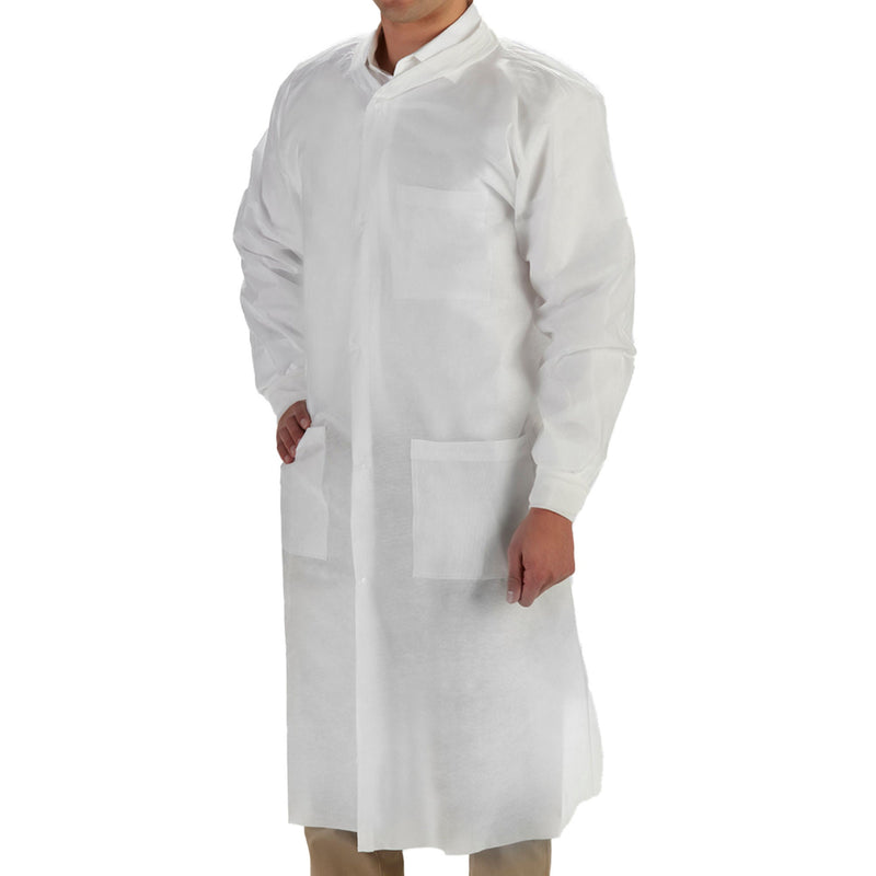 LabMates® Lab Coat, White, 2X-Large