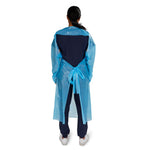 McKesson Nonrated Isolation Gown, Blue, Extra Large