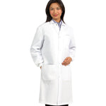Fashion Seal Healthcare® Knit Cuff Lab Coat, Medium, White