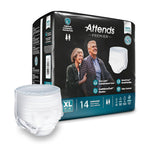 Attends® Premier Underwear, Heavy Absorbency, X-Large, 58 – 68 Inch Waist/Hip