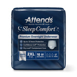 Attends® Sleep Comfort Premium Overnight Underwear, 2X-Large, 68 – 80 Inches