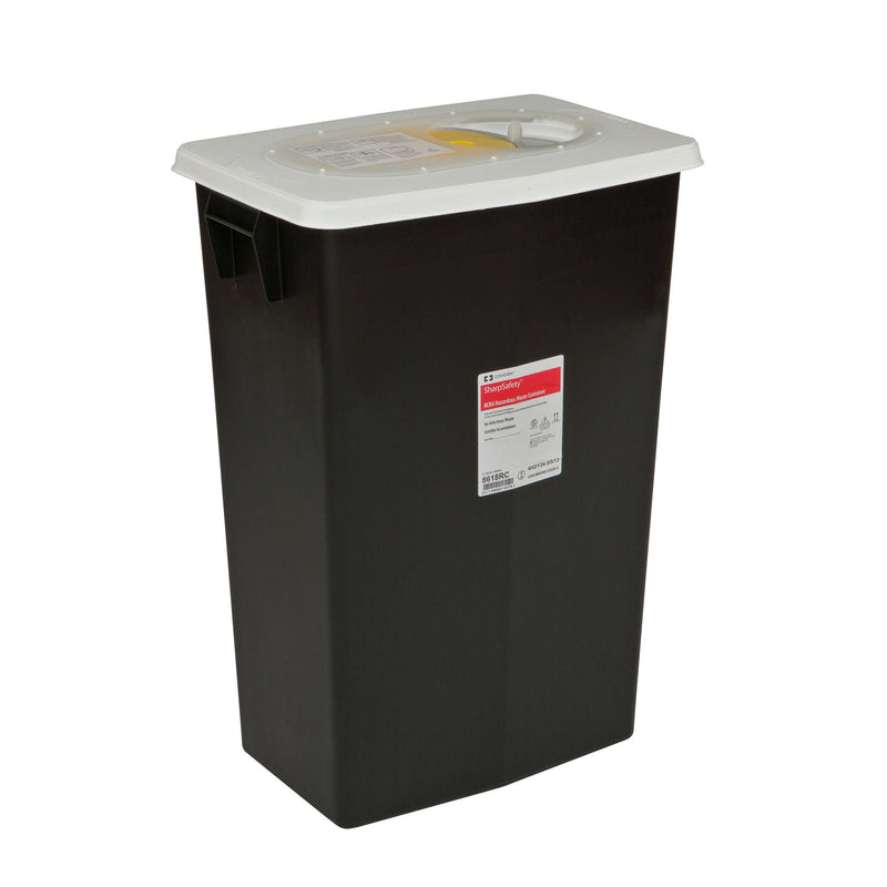 SharpSafety™ RCRA Waste Container, 18 Gallon, 26 x 12¾ x 18¼ Inch