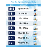 Comfees Premium Diapers, Unisex, Baby, Tab Closure, Size 2