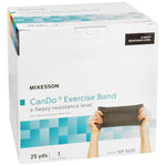 McKesson Exercise Resistance Band, Black, 5" x 25 Yard, Extra-Heavy Resistance
