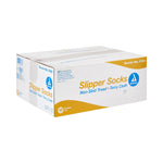 dynarex® Single Tread Slipper Socks, Extra Large, Beige