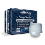 Attends® Sleep Comfort Premium Overnight Underwear, Small, 20 – 34 Inches