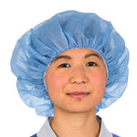 Cardinal Health Blue Bouffant Cap, 24 in.