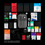 My Medic™ MYFAK Standard First Aid Kit in Gray Nylon Bag