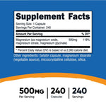 nutricost® 500 mg Magnesium Complex Extra Strength