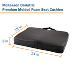 McKesson Premium Molded Foam Seat Cushion, 24 x 18 x 3 Inch