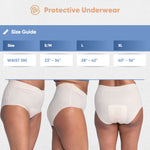 Nexwear Women's Pull-On Absorbent Underwear, Large, Tan