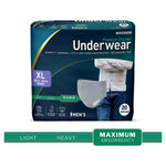 McKesson Premium Discreet Underwear for Men, Maximum Absorbency, Extra Large