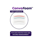 ConvaFoam™ Border Silicone Adhesive Foam Dressing, 5 x 5 Inch