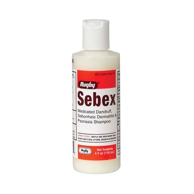 Rugby Sebex Medicated Dandruff, Seborrheic Dermatitis & Psoriasis Shampoo, 4 oz