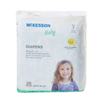 McKesson Baby Diaper, Size 7 for Children weighing 41+ lbs.