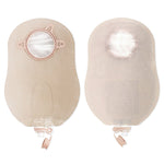 New Image™ Two-Piece Ultra Clear Urostomy Pouch, 57 mm Flange, Red Match