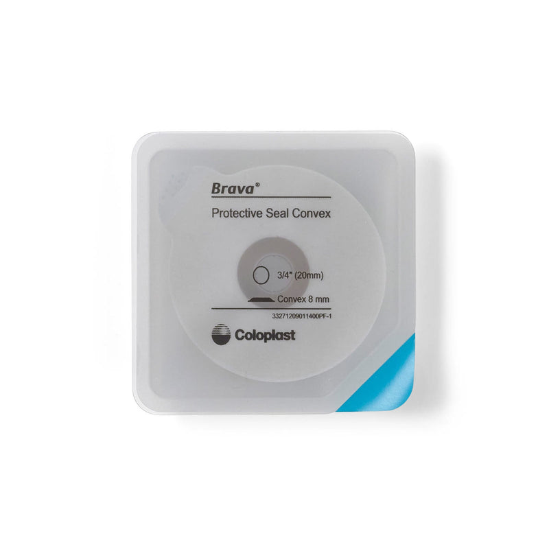 Ostomy Seal Brava® Convex, Starter Hole 3/4 Inch (20mm) For Use with Ostomy Pouch
