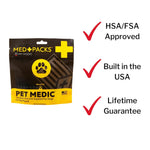 Med Packs™ First Aid Kit for Pets – Dog Injury Supplies in Portable Pouch