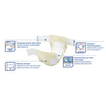 Incontinence Brief TENA Stretch™ Plus Adult Medium / Regular Unisex Disposable Moderate Absorbency