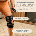 Light Therapy Knee Brace BioRecover™ One Size Fits Most Hook and Loop