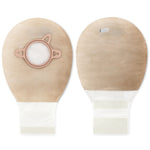New Image™ Two-Piece Beige Ostomy Pouch, Pre-cut to Fit 44 mm, Green Match