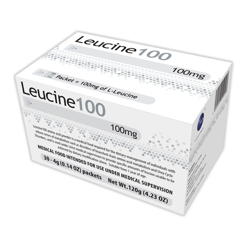 Oral Supplement Leucine 100 Unflavored Powder 4 Gram Individual Packet