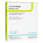 ComfortFoam™ Border Lite Thin Bordered Foam Wound Dressing, 3 x 3 Inch