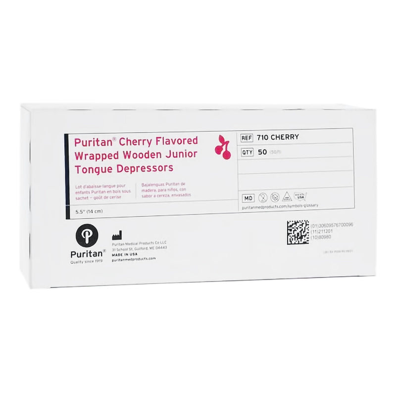 Puritan® Cherry Flavor Tongue Depressor