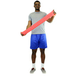 CanDo® Low Powder Exercise Resistance Band, Red, 5" x 6 Yard, Light Resistance