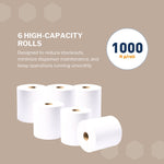 Paper Towel McKesson Hardwound Roll 8 Inch X 1000 Foot