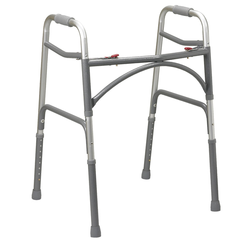 drive™ Aluminum Bariatric Dual Release Walker, 32 – 39 Inch Height
