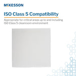 McKesson Cleanroom Wipe ISO Class 5, White, Sterile, Disposable, 12 x 12 Inch