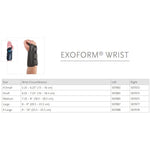 Ossur Exoform® Left Wrist Brace, Small