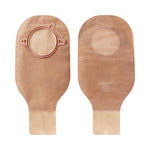 New Image™ 18124 Beige Colostomy Pouch, Pre-cut to Fit 70 mm Stomas, Blue Match