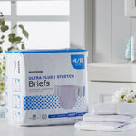 McKesson Ultra Plus Stretch Heavy Absorbency Incontinence Brief, Medium/Regular