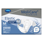 MoliCare® Premium Elastic 6 Drop Absorbency Incontinence Briefs, Medium