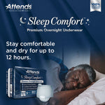 Attends® Sleep Comfort Premium Overnight Underwear, Small, 20 – 34 Inches