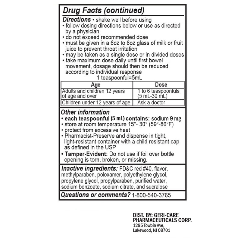 Geri-Care® Docusate Sodium Stool Softener