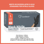 CareStock™ Nitrile Exam Glove, Large, Black