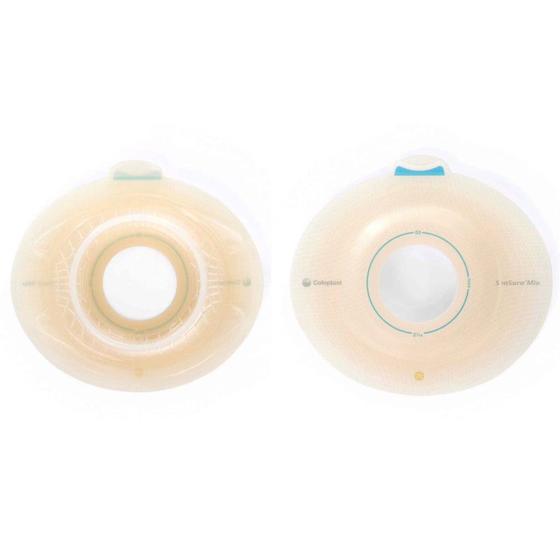 Ostomy Barrier SenSura® Mio Click Precut, Extended Wear Elastic Adhesive 70 mm Flange Yellow Code System 1-1/2 Inch Opening