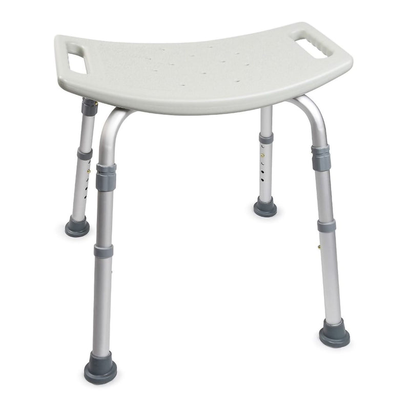 McKesson Aluminum Transfer Bench, Armless Bath Bench, 300-lb. Capacity