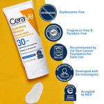 CeraVe® Hydrating Mineral Sunscreen for Face, SPF 50, 2.5-ounce Tube