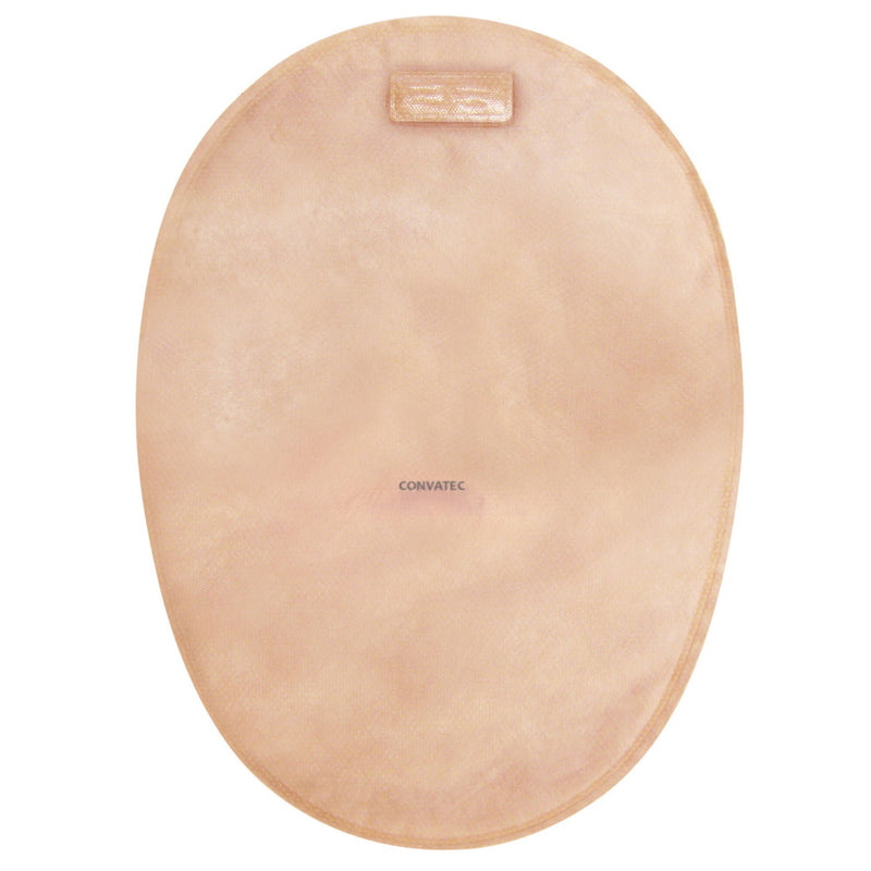 The Natura®+ Two-Piece Closed End Beige Filtered Ostomy Pouch, 57mm Flange
